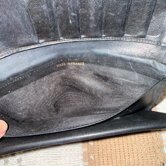 CHANEL Long Wallet Black Caviar Skin Leather CC Authentic - Good - Picture 13 of 14